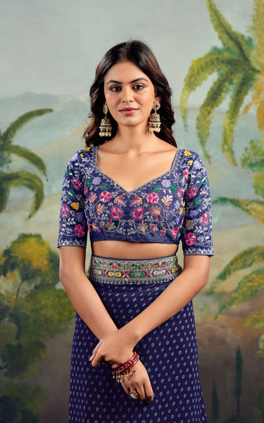 Weightless Raw Silk Saree with Embroidery