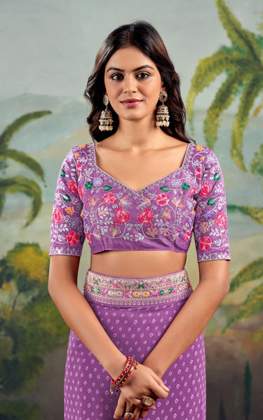 Luxury Raw Silk Saree with Blouse