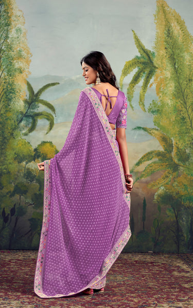 Luxury Raw Silk Saree with Blouse