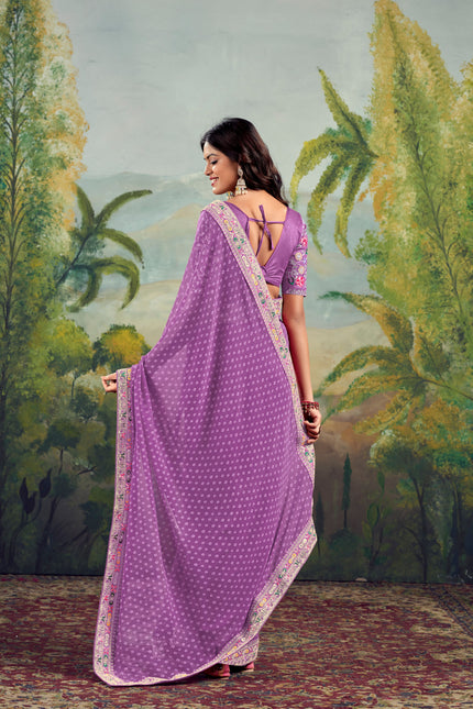 Luxury Raw Silk Saree with Blouse