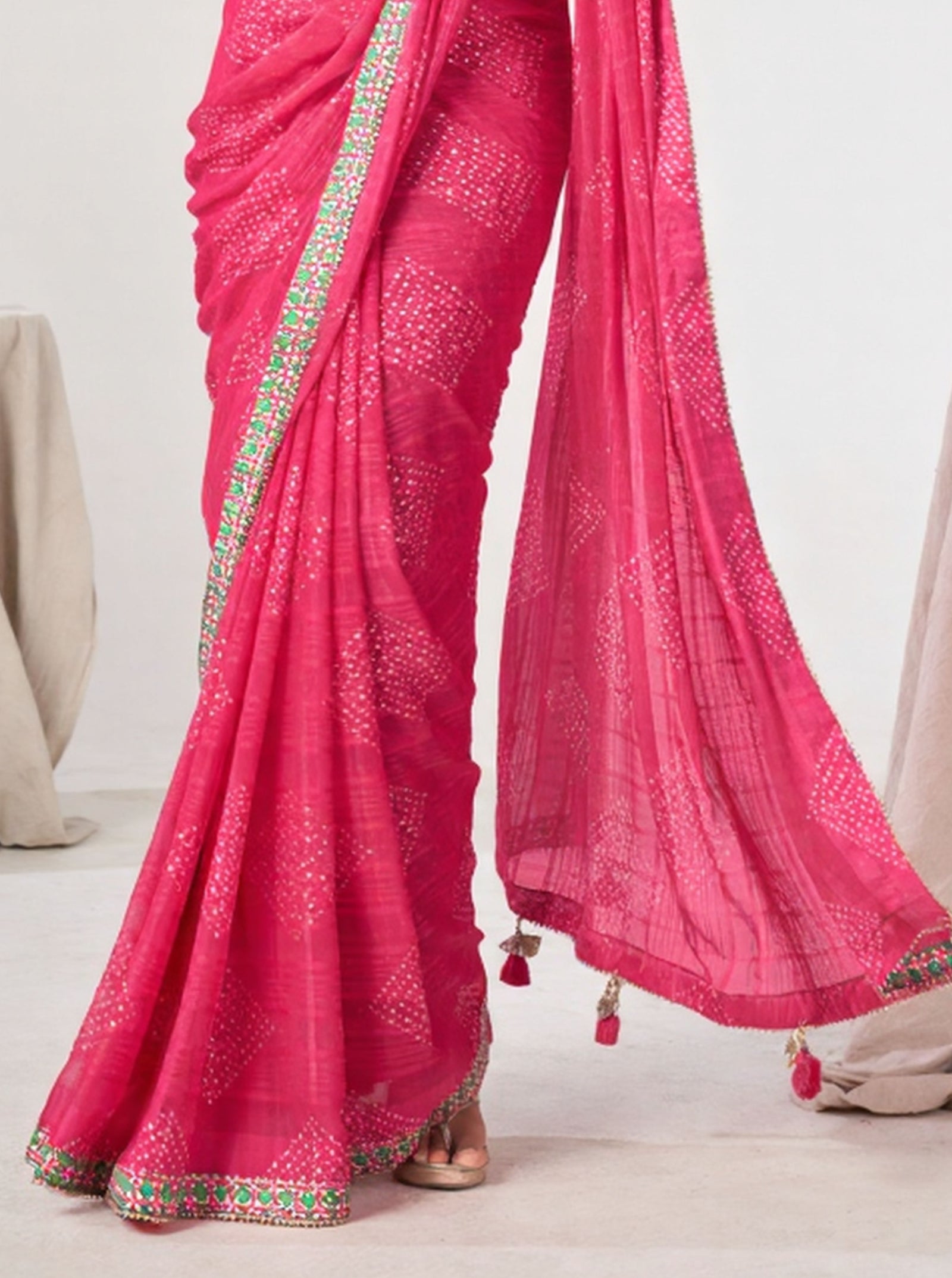 Georgette Saree with Digital Blouse