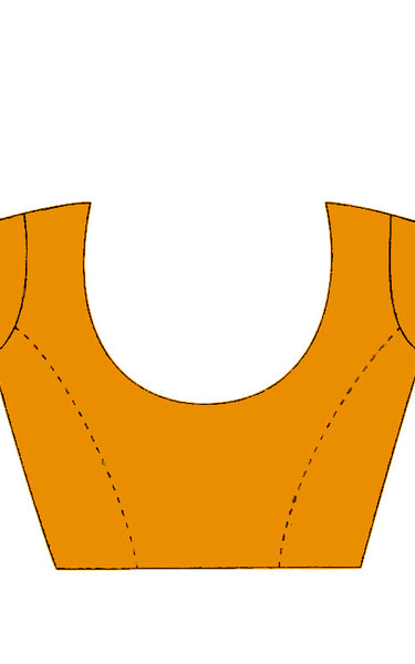 Geometric Print, Graphic Print Bollywood Chiffon, Georgette Saree (Yellow)