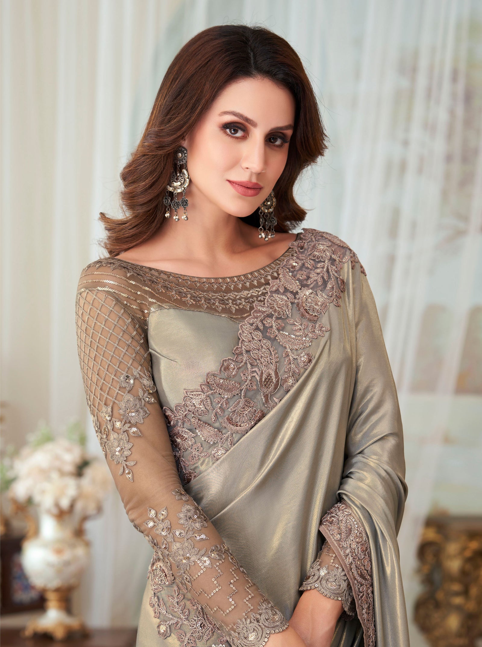 Premium Oracle Silk Saree with Rich Finish