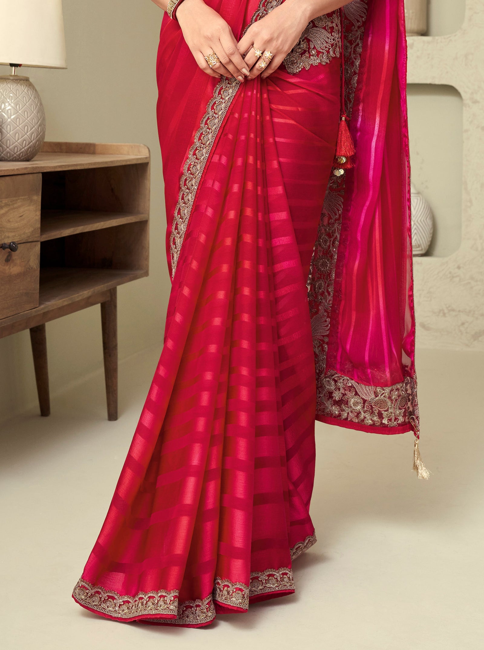 Elegant Silk Pattern Saree