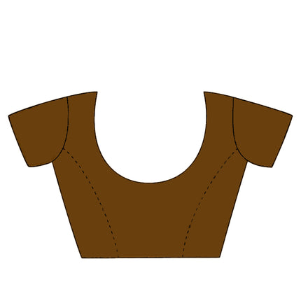 Printed Daily Wear Cotton Silk Tussar Silk Saree (Mustard)