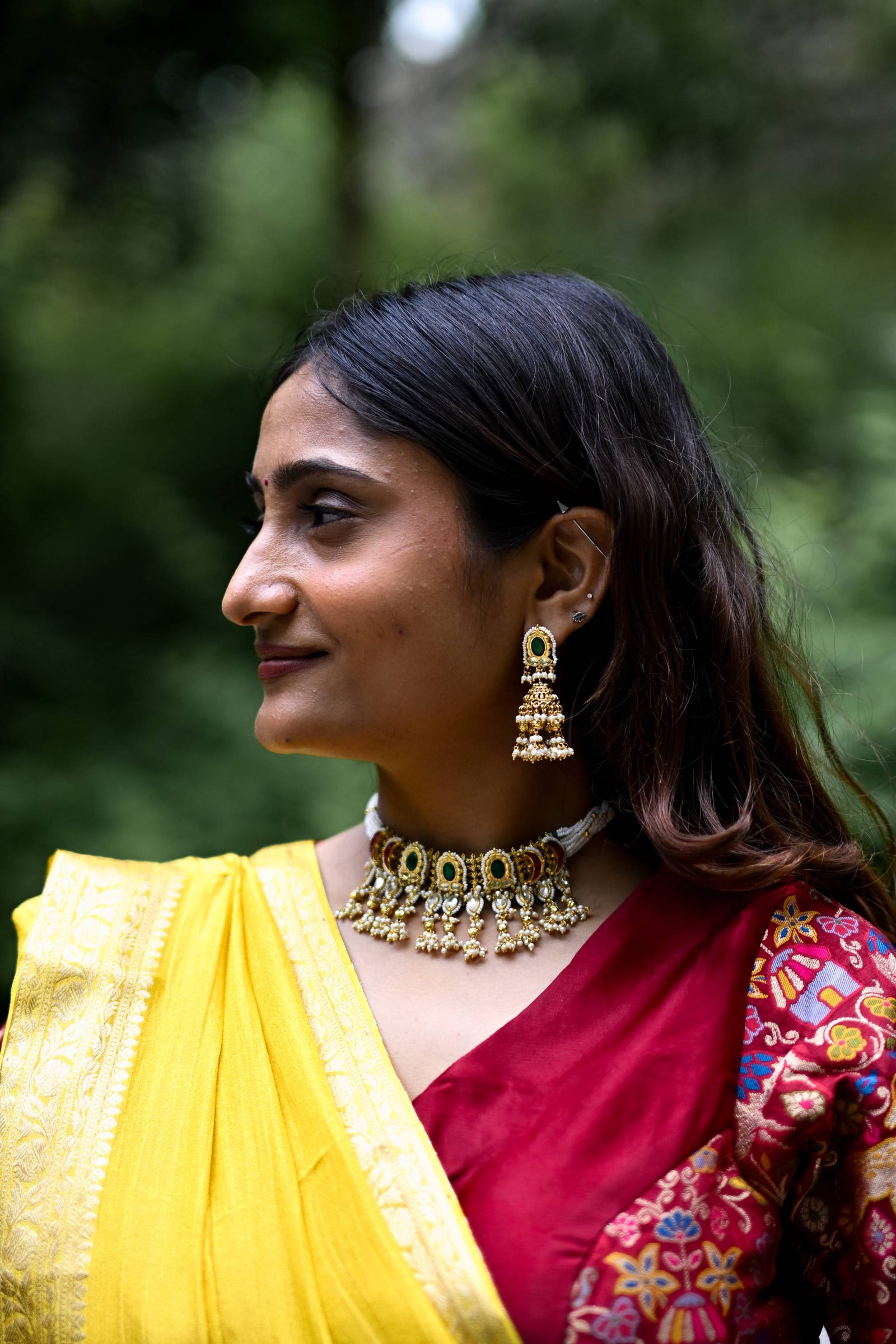 Yellow Pure Tissue Saree with Handwork Elephant Pallu