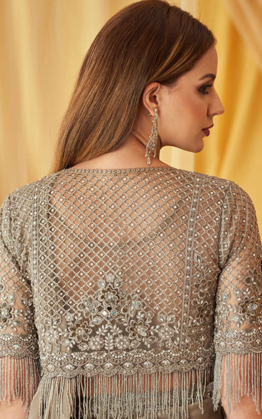 Sparkling Satin Georgette Saree