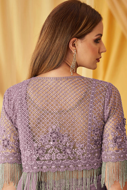 Radiant Satin Georgette Saree