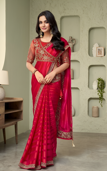 Elegant Silk Pattern Saree