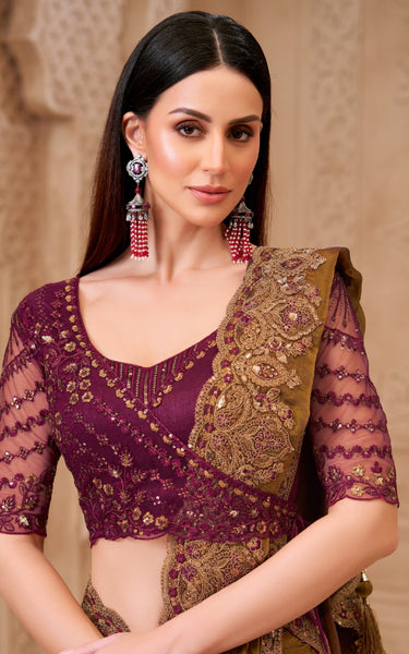 Twinkle Satin Georgette Saree