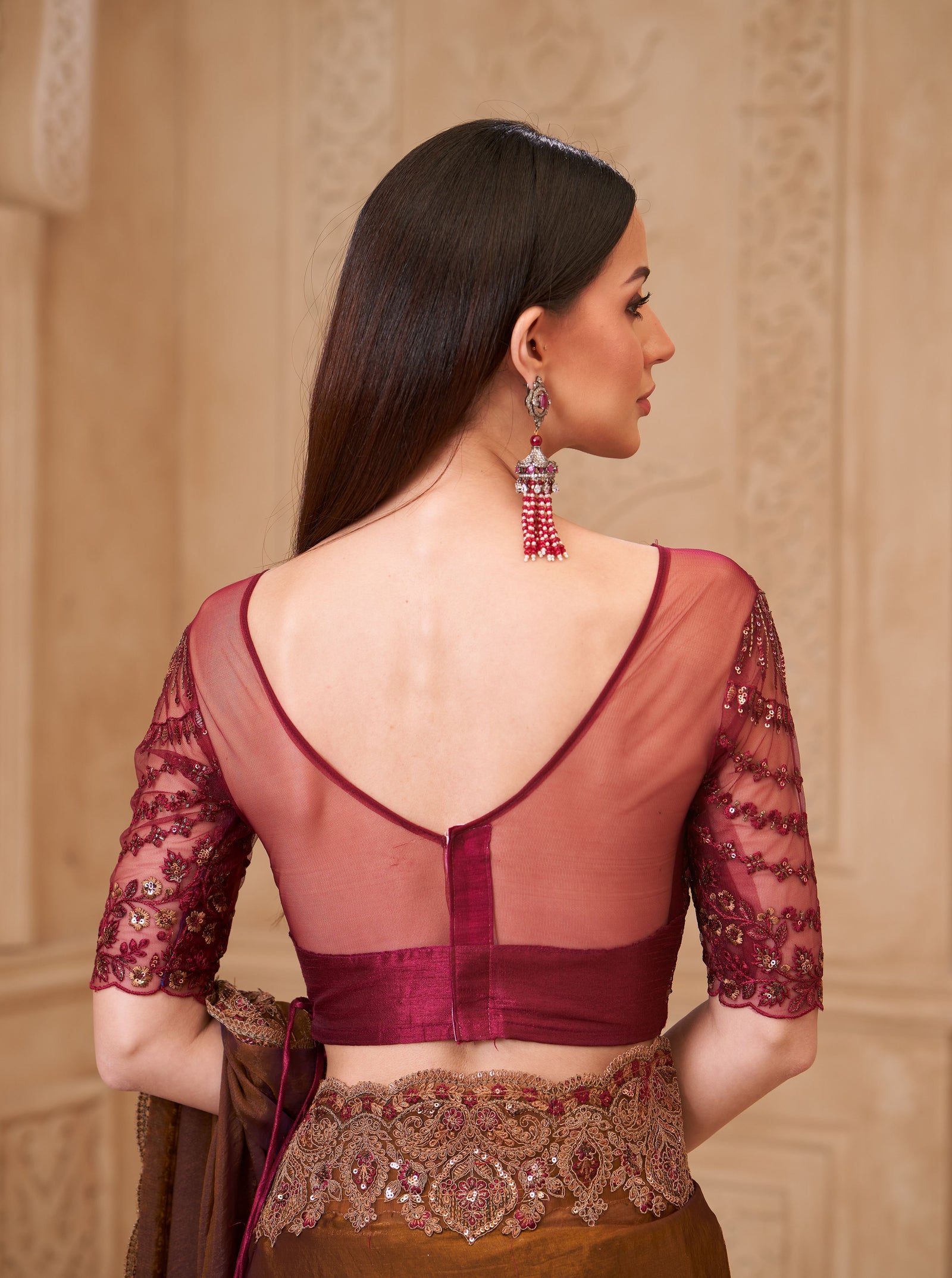 Twinkle Satin Georgette Saree