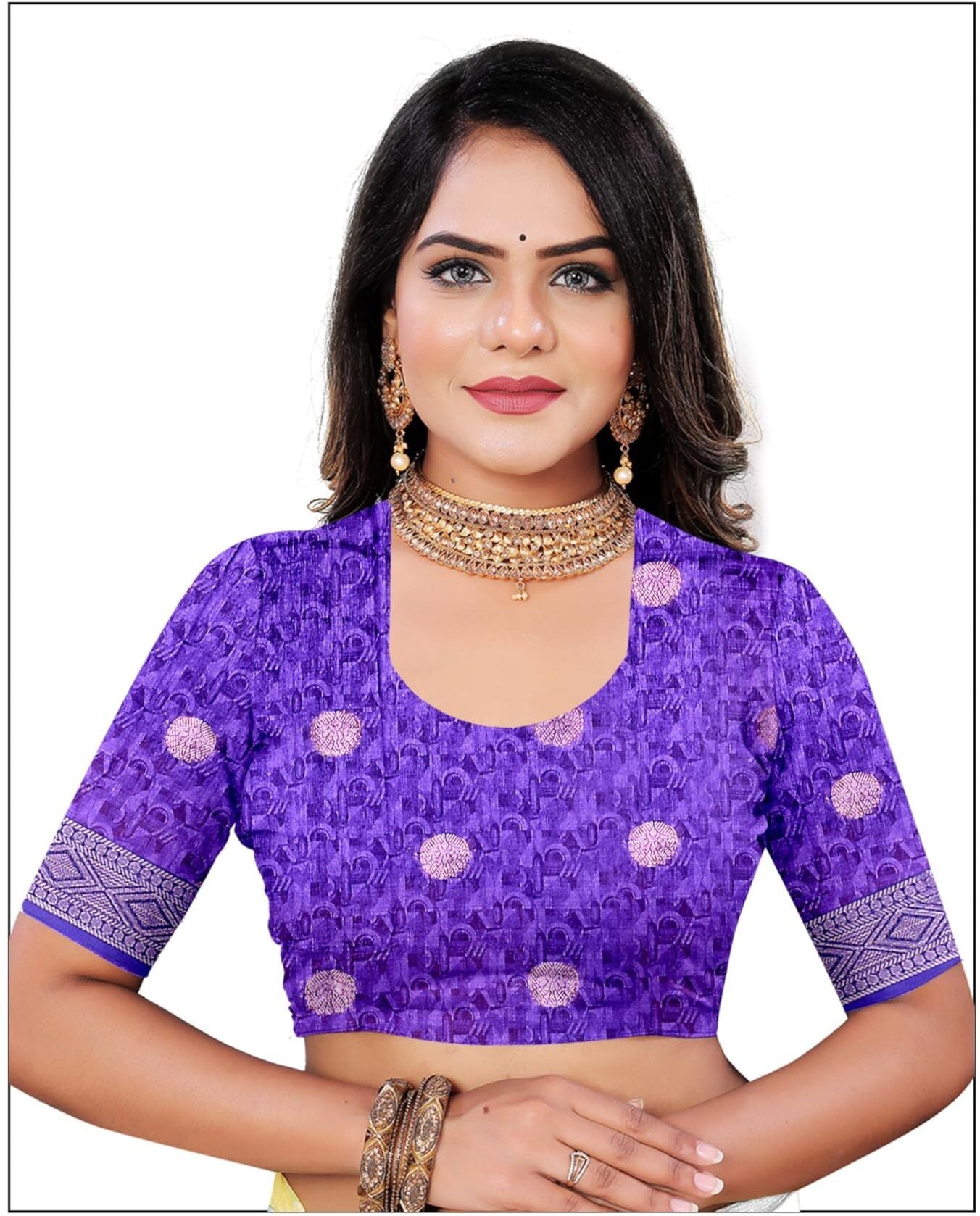 Mal Mal Cotton Saree with Stylish Pum Pum Border