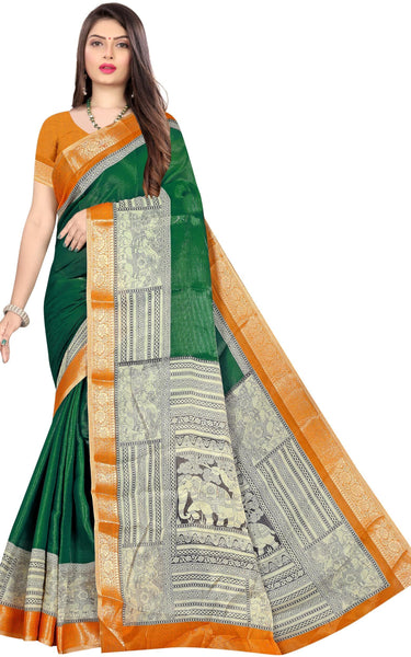 Designer Georgette Saree with Embroidery Border