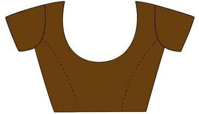 Printed Daily Wear Cotton Silk, Tussar Silk Saree (Mustard)