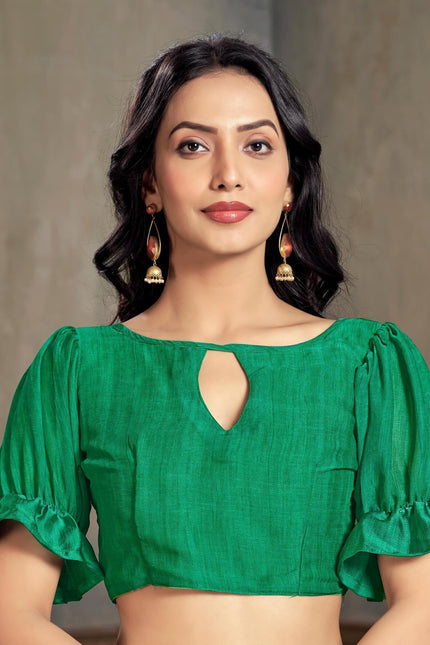 Printed Daily Wear Chiffon Saree (Multicolor)