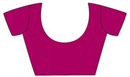 Geometric Print, Graphic Print Bollywood Chiffon, Lace Saree (Pink)