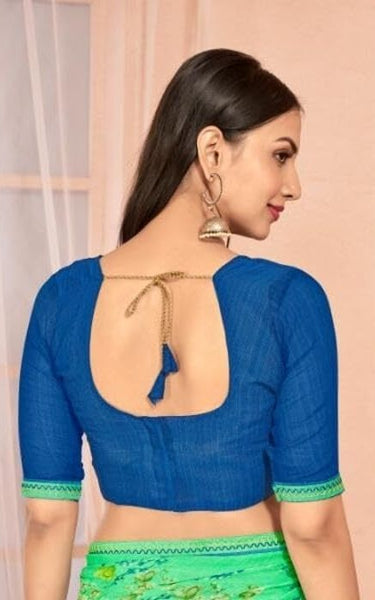 Embroidered Georgette Saree with Designer Embroidery Border