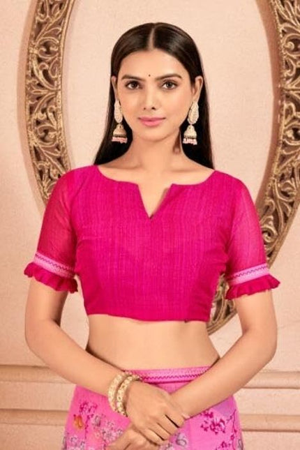 Floral Print, Graphic Print Kalamkari Chiffon, Lace Saree (Orange)