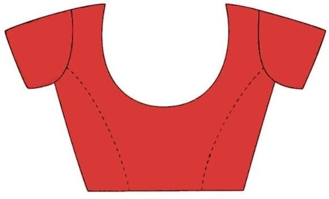 Geometric Print, Graphic Print Bollywood Chiffon, Georgette Saree (Cream)