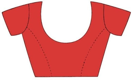 Geometric Print, Graphic Print Bollywood Chiffon, Georgette Saree (Cream)