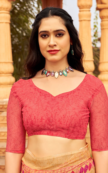 Floral Print Daily Wear Chiffon Saree (Mustard & Yellow)