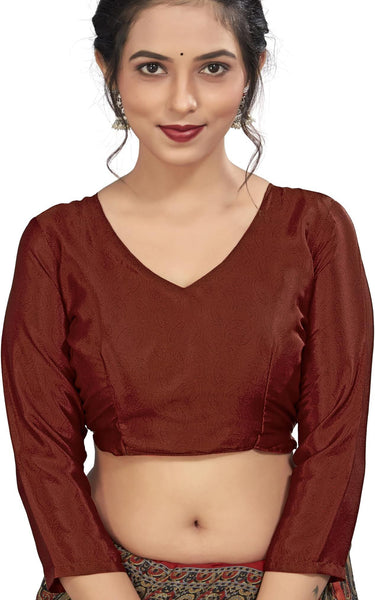 Plain Self Printed, Italian Silk Crape Saree With Contrast Pallu (Black)