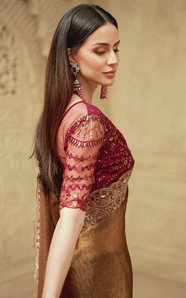 Twinkle Satin Georgette Saree